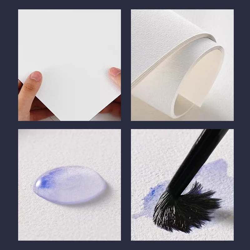 Блокнот для акварельной бумаги премиум-класса из 100% чистого хлопка 38x26 см