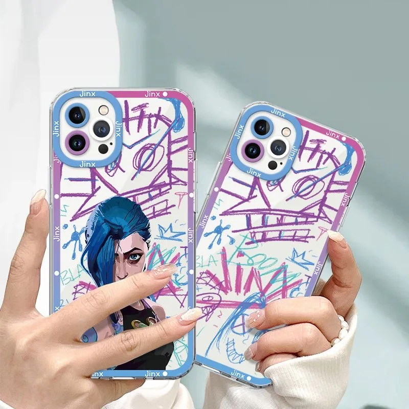 Чехол для телефона с логотипом Graffiti Jinxs iPhone 16 15 14 13 12 11 Mini Pro Max X XR XSMax 7 8 Plus