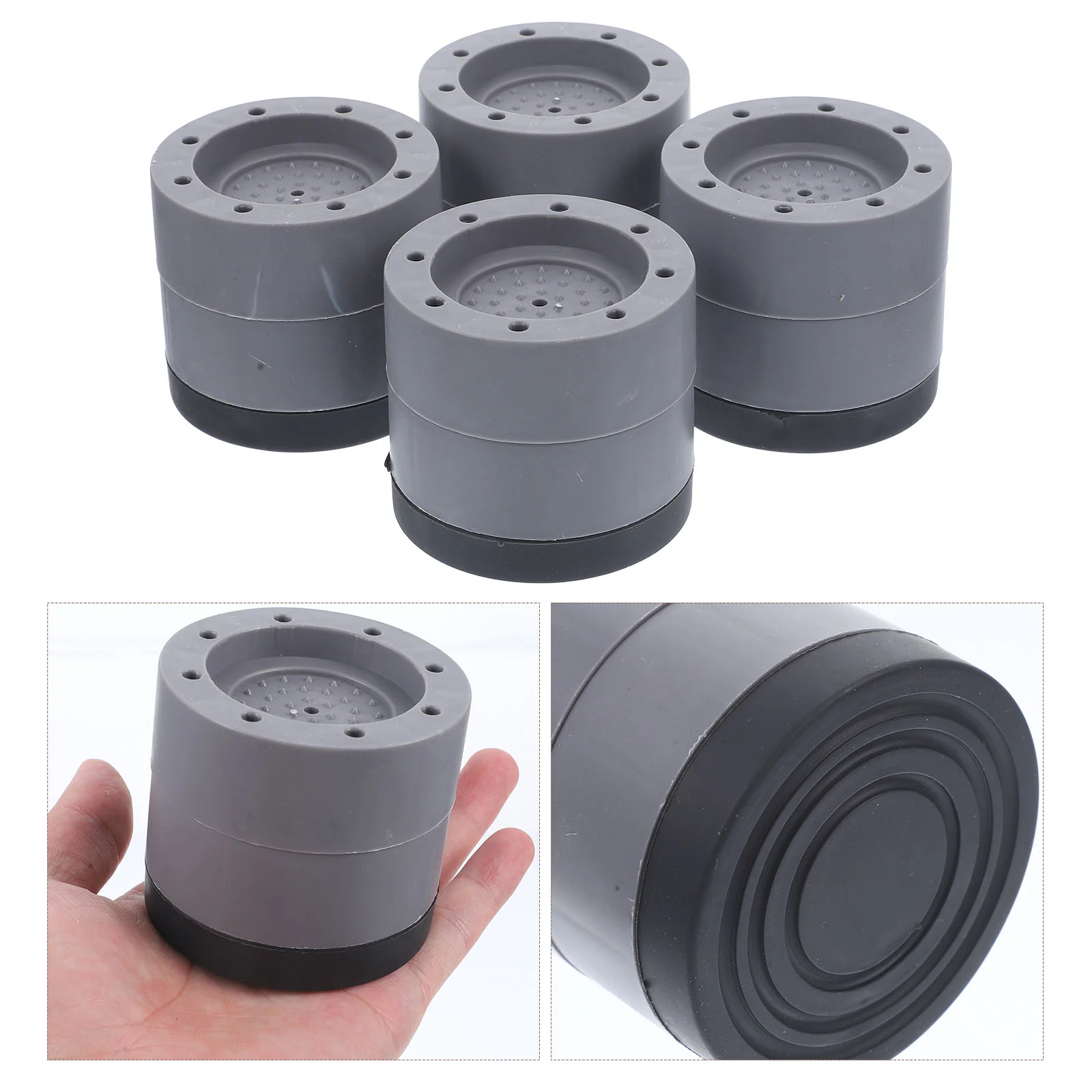

4pcs Appliance Furniture Anti-skid Washer Pads Anti Vibration Foot Pads Washing Machine Feet Pads Washer Leg Stabilizer
