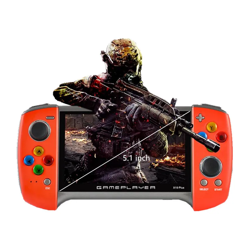 

5.1 Inch Portable Game Console Retro Handheld Game Console Simulator 10000 Games Can Be Connected To Tv Children X19plus