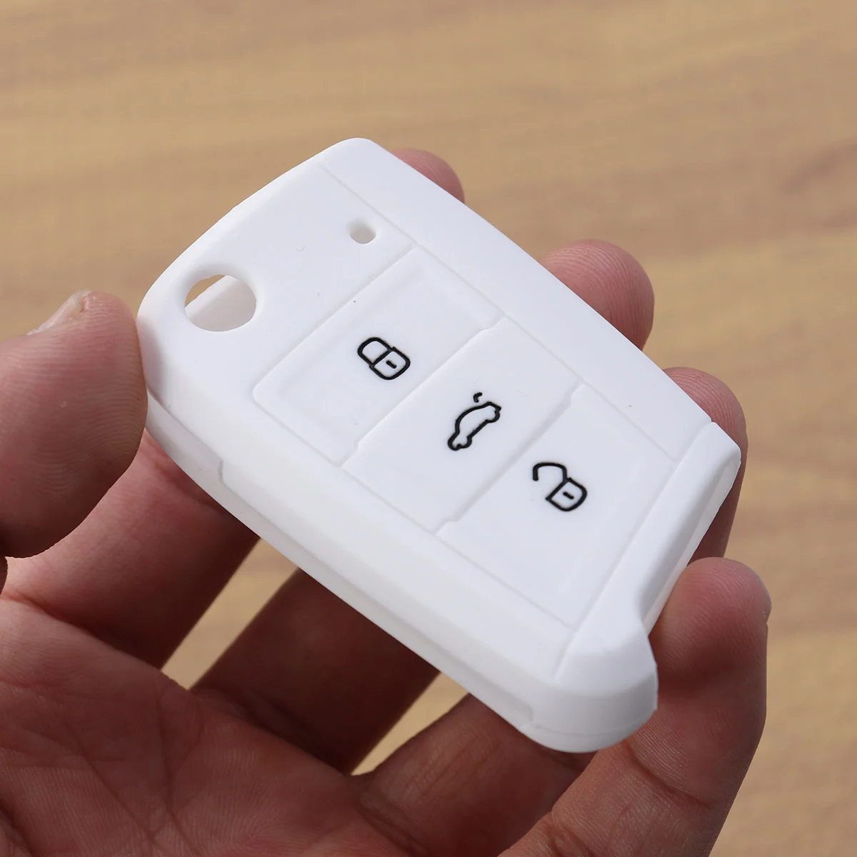 

Car Accessories Silicone Key Case Cover for Series (White)