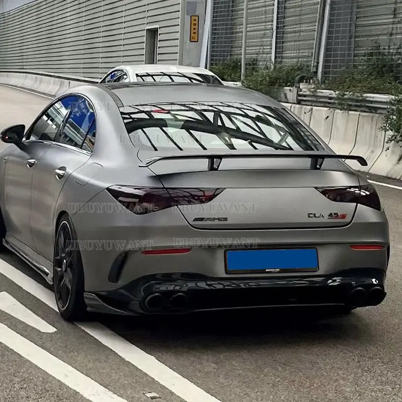 

Задний спойлер багажника для Mercedes Benz C118 CLA Class 2019-2021 кла180 кла200 кла250 кла220 кла35 45 ABS Крыло багажника автомобильный Стайлинг