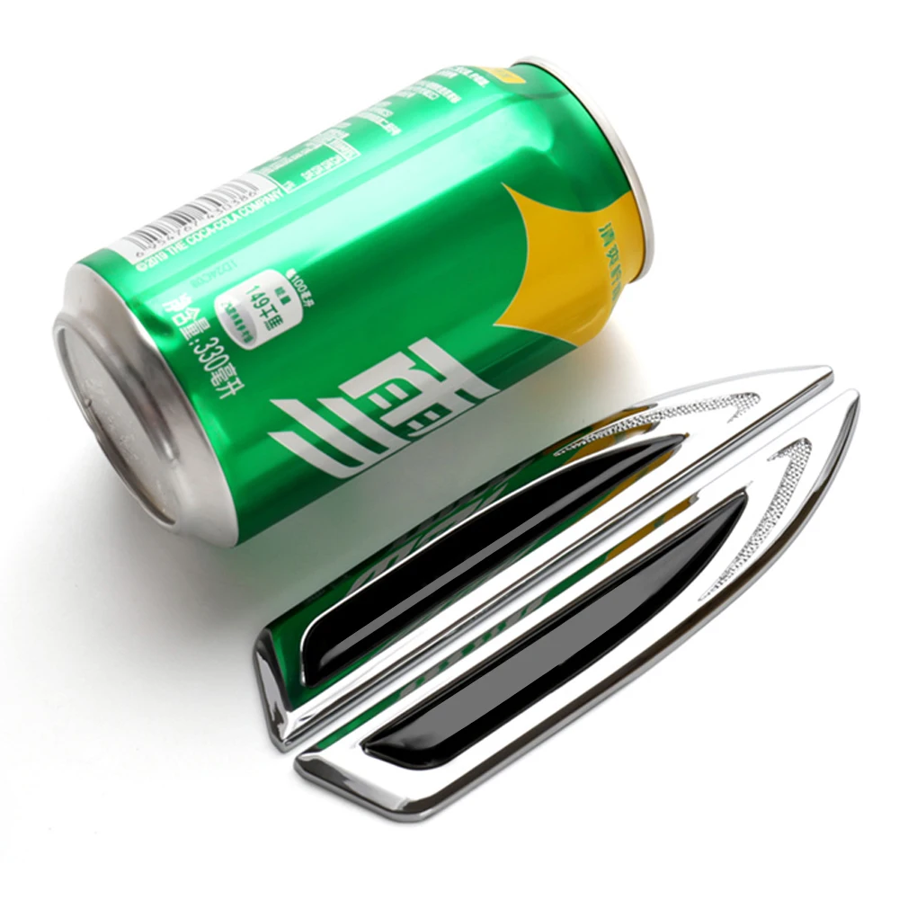 2 шт. бейдж с лезвием декоративная Автомобильная наклейка Металлическая эмблема