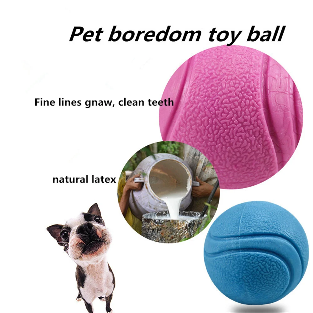 

5/6/7cm Dog Toy Interactive Rubber Balls Pet Dog Cat Puppy ElasticityTeeth Ball Dog Chew Toys Tooth Cleaning Balls Toys For Dogs