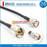 sl16 m pl259 so239 uhf male to tnc male female l12 type connector pigtail jumper rg 58 rg58 3d fb rg58u extend copper cable