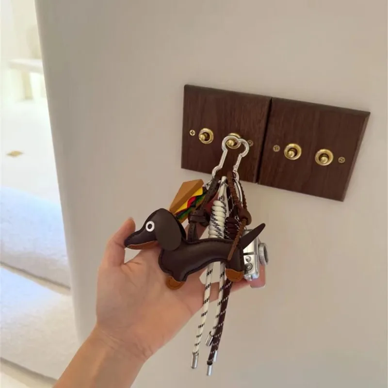 1 шт. милый брелок из искусственной кожи для щенка собаки подвеска в виде милой