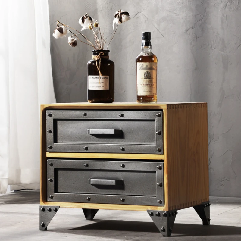 

Wooden Nordic Nightstands Drawers Luxury Storage Bedroom Nightstands Living Room Modern Mesa Cabeceira Bedroom Furniture SR50NS