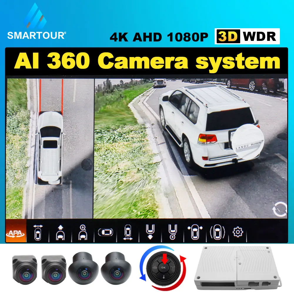 

AHD 1080P Reverse Camera AI 360 degree car camera system 4CH DVR Front / Rear / Left / Right multi view many car model optional