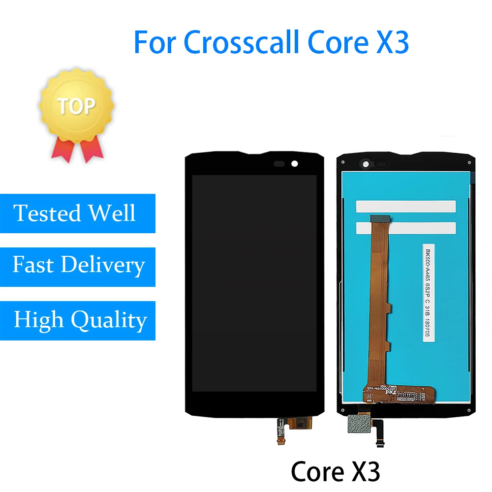 

For Crosscall Core X3 LCD Display Touch Screen Digitizer Assembly Replacement Core X3 LCD Pantalla Repair Parts