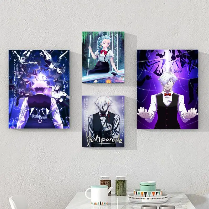 

Death Parade Good Quality Prints And Posters Kraft Paper Vintage Poster Wall Art Painting Study Stickers Wall Painting