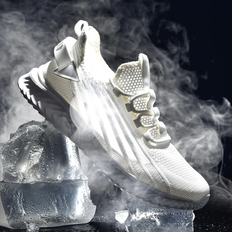 Men's Running Shoes 2023 New Summer Men Casual Breathable Walking Shoes Lightweight Sport Athletic Sneakers Gym Tennis Men Shoes