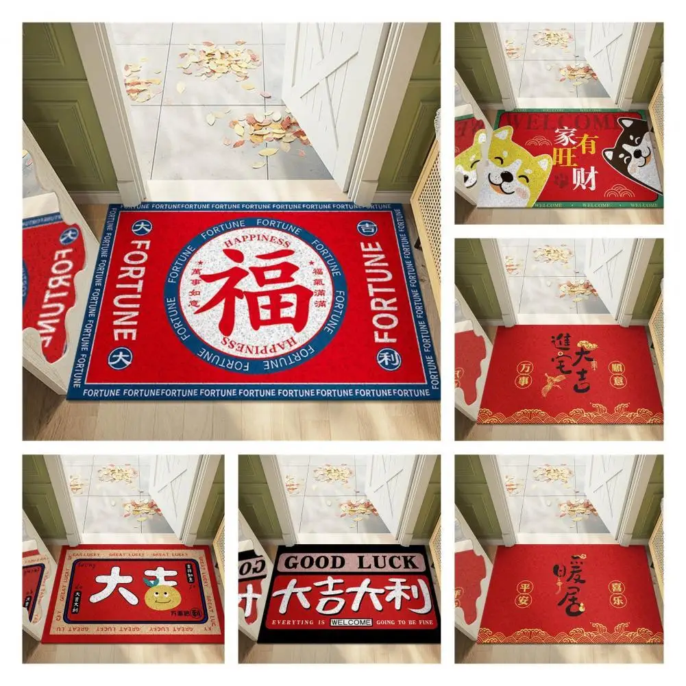 

Eco-friendly Hing Quality Absorbent Fast Dry Kitchen Rugs Easy to Clean Door Floor Mat Tear Resistant for Front Door