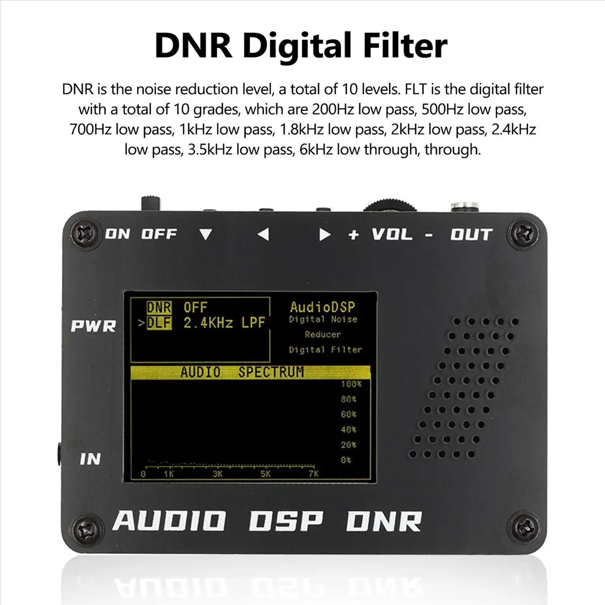 Фото Цифровой фильтр шумоподавления DNR для SSB-радио ICOM + динамик-DT30 №3