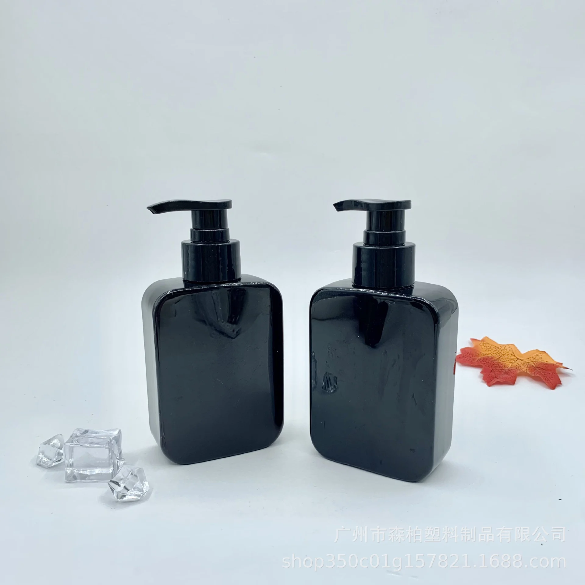 150ml Square Lotion Bottle Shampoo Shower Gel Packaging Bottle Cosmetics Sub-Bottle Hand Sanitizer Bottle Men Travel Container