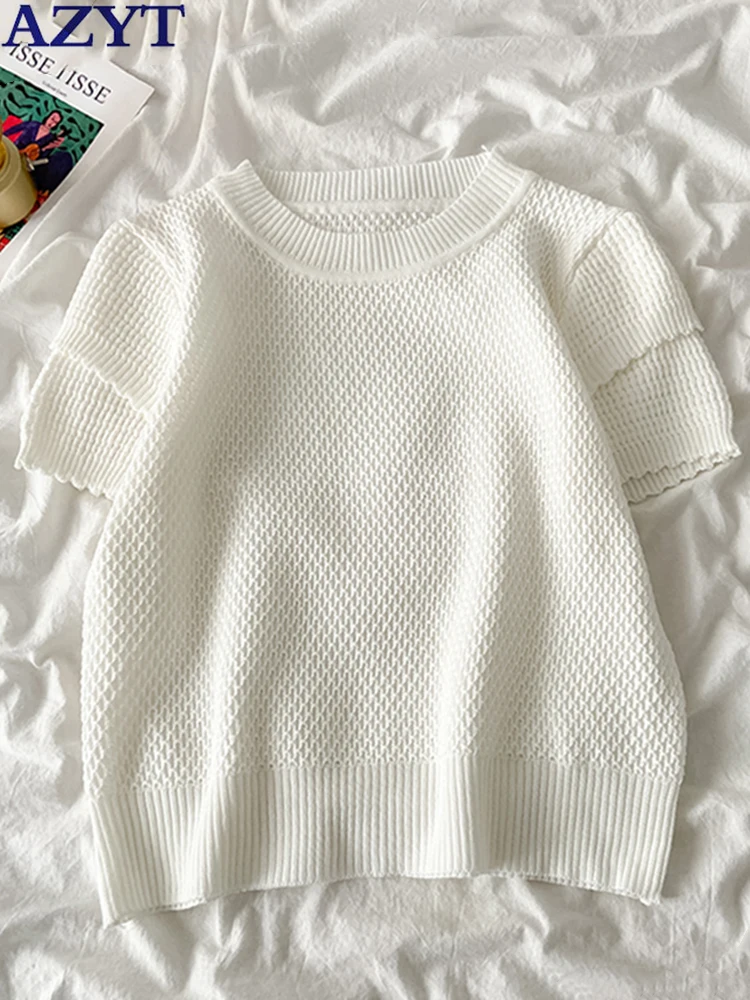 

Женская футболка с коротким рукавом и круглым вырезом, однотонная