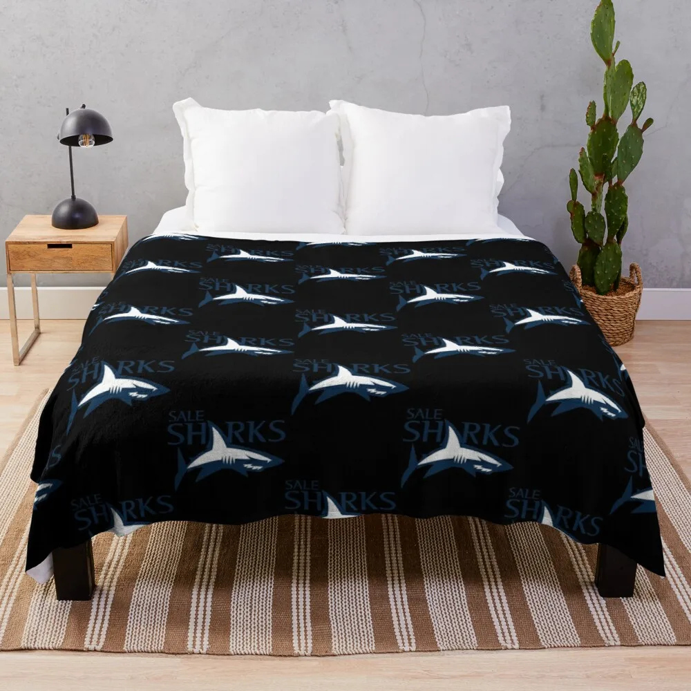 

Распродажа, плед для регби Shark, пушистое одеяло s, большое