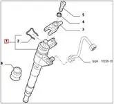 

С OPAR 504088823 для ENJEKTOR BOXER III, JUMPER III 3,0HDI DUCATO III 3,0JTD: ежедневник F1CE0481A / 0481B (3,0JTD 16V)
