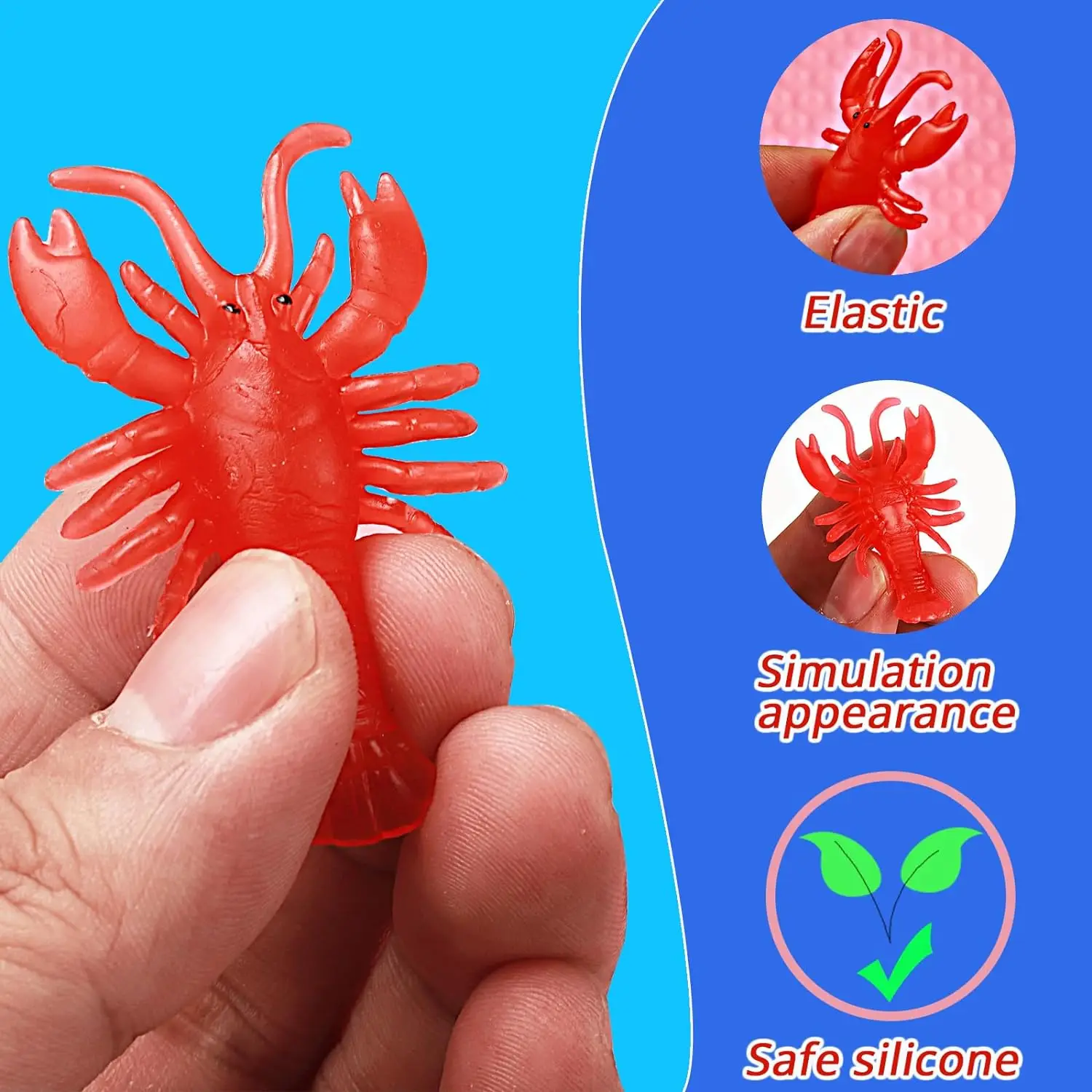 10 шт. мини-игрушка-лобстер