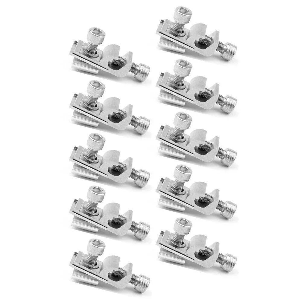 Монтажный кронштейн для солнечной панели, зажимы, крепежные элементы для заземления, фотоэлектрическая опора для крыш, рельсы для солнечных панелей, стандартное заземление