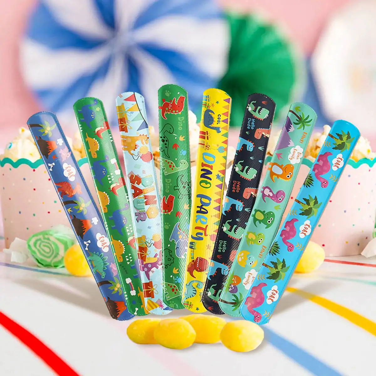 Набор Браслетов С Изображением Динозавра Русалки Единорога И Животных-сувениры