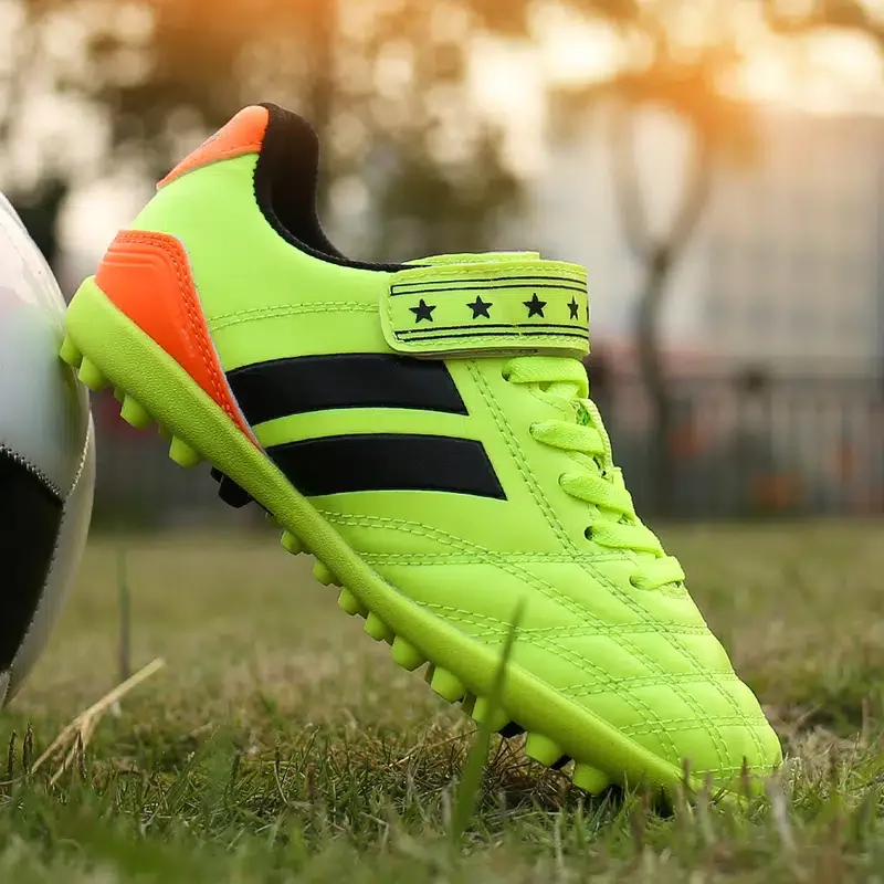 Broken Nail Training Soccer Shoes Hard Court Turf Football Boots For Boys And Girls Sports Younger Students