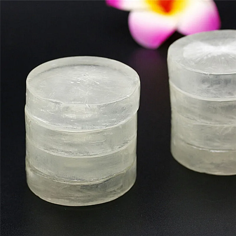 

1PC Crystal Soap Handmade Natural Active Enzyme Skin Moist Repair Intimate Body Skin Private Parts Beauty Whitening Soap