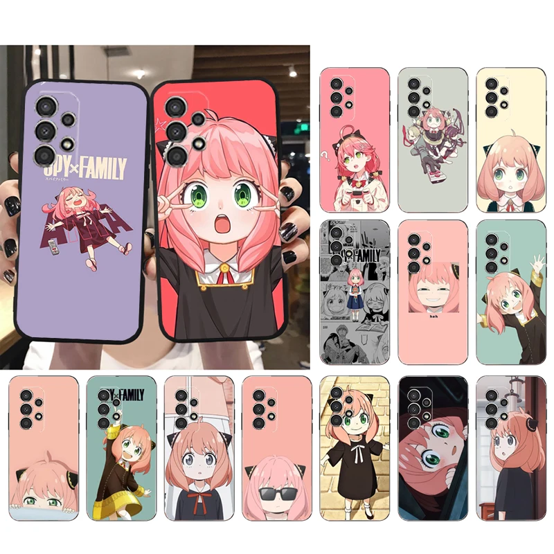 

Spy X Family Anya Forger Phone Case for Samsung Galaxy A73 A13 A22 A32 A71 A33 A52 A53 A72 A73 A51 A31 A23 A34 A54 A52 A53S