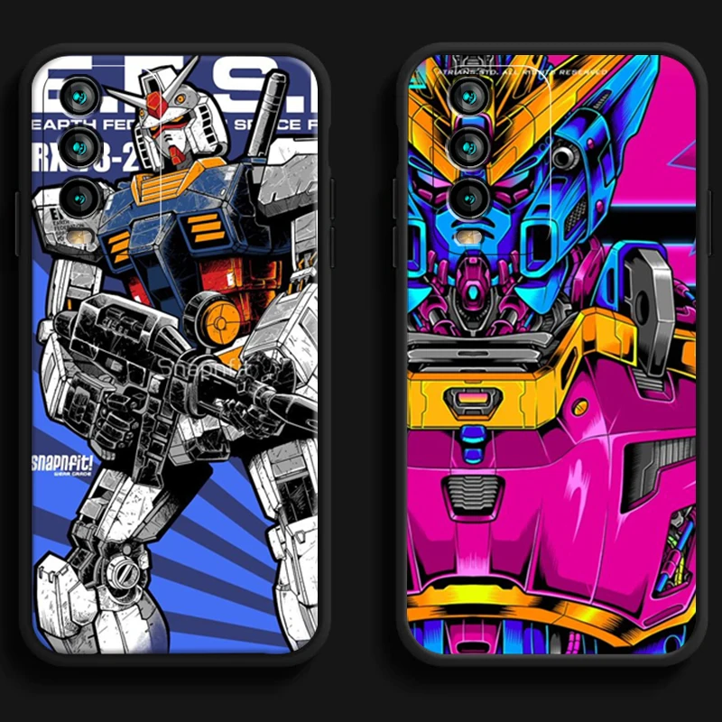 

GUNDAM EVA Cartoon Phone Cases For Xiaomi Redmi 9AT 9 9T 9A 9C Redmi Note 9 9 Pro 9S 9 Pro 5G Carcasa Soft TPU Coque Funda