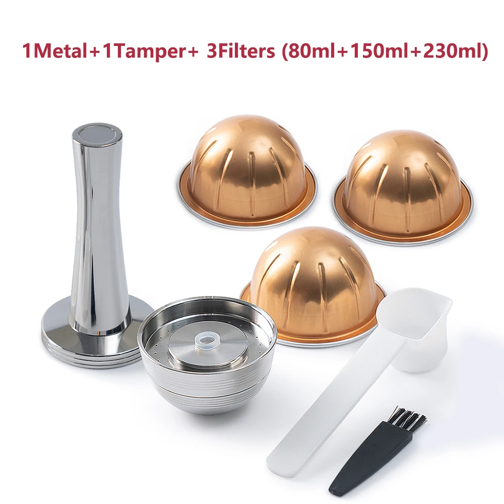 

Многоразовая капсула из нержавеющей стали Belr-Housewares для Nespresso Vertuo Next Pop