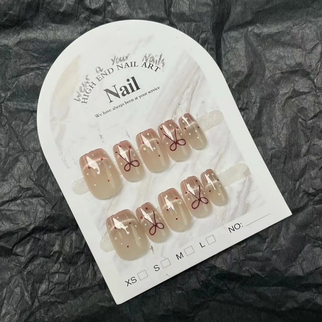 10 шт. обнаженные искусственные ногти