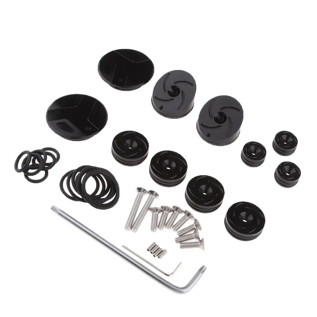 

Motorcycle Frame Hole Decorative Cover for R1200GS 2014-2017 Black