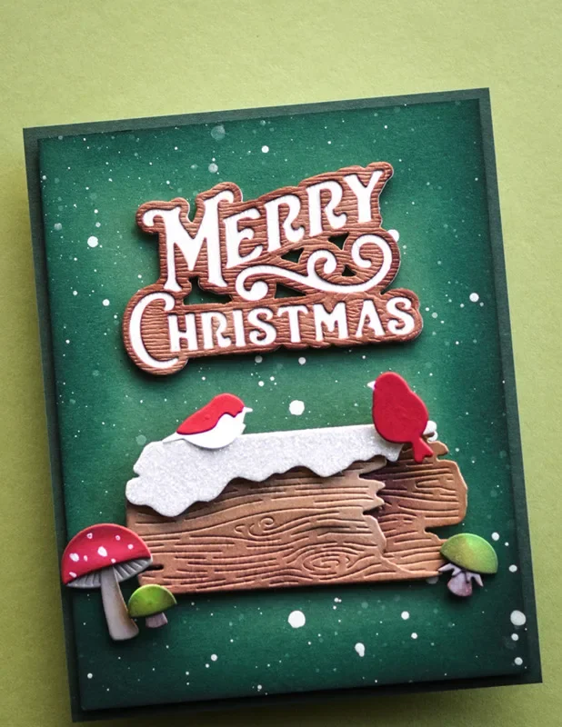 Коттедж Террариум падуба и ветки 2024 октября Новые штампы фотоальбом для