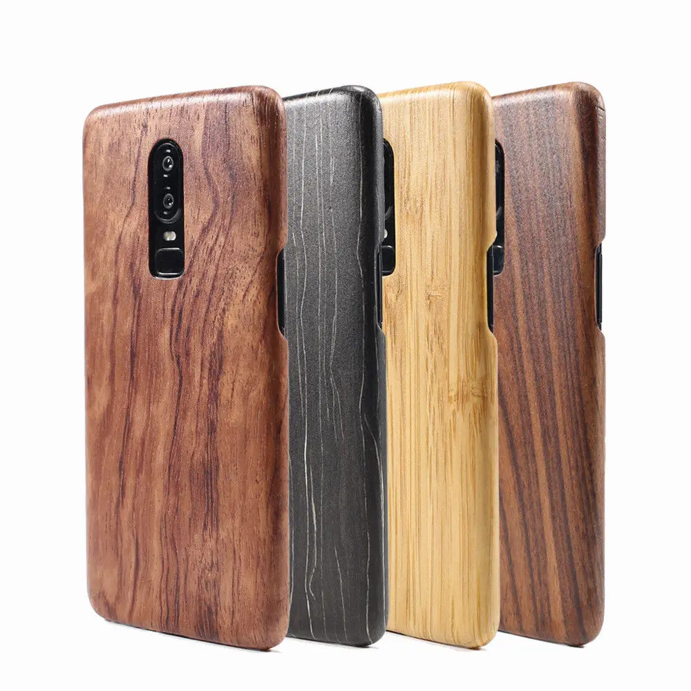 

For Oneplus 8T 6T 6 7 Pro 7T 8 /8 PRO/9 /9 pro Nord 2 CE walnut Enony Wood Rosewood MAHOGANY Wooden Slim Back Case Cover