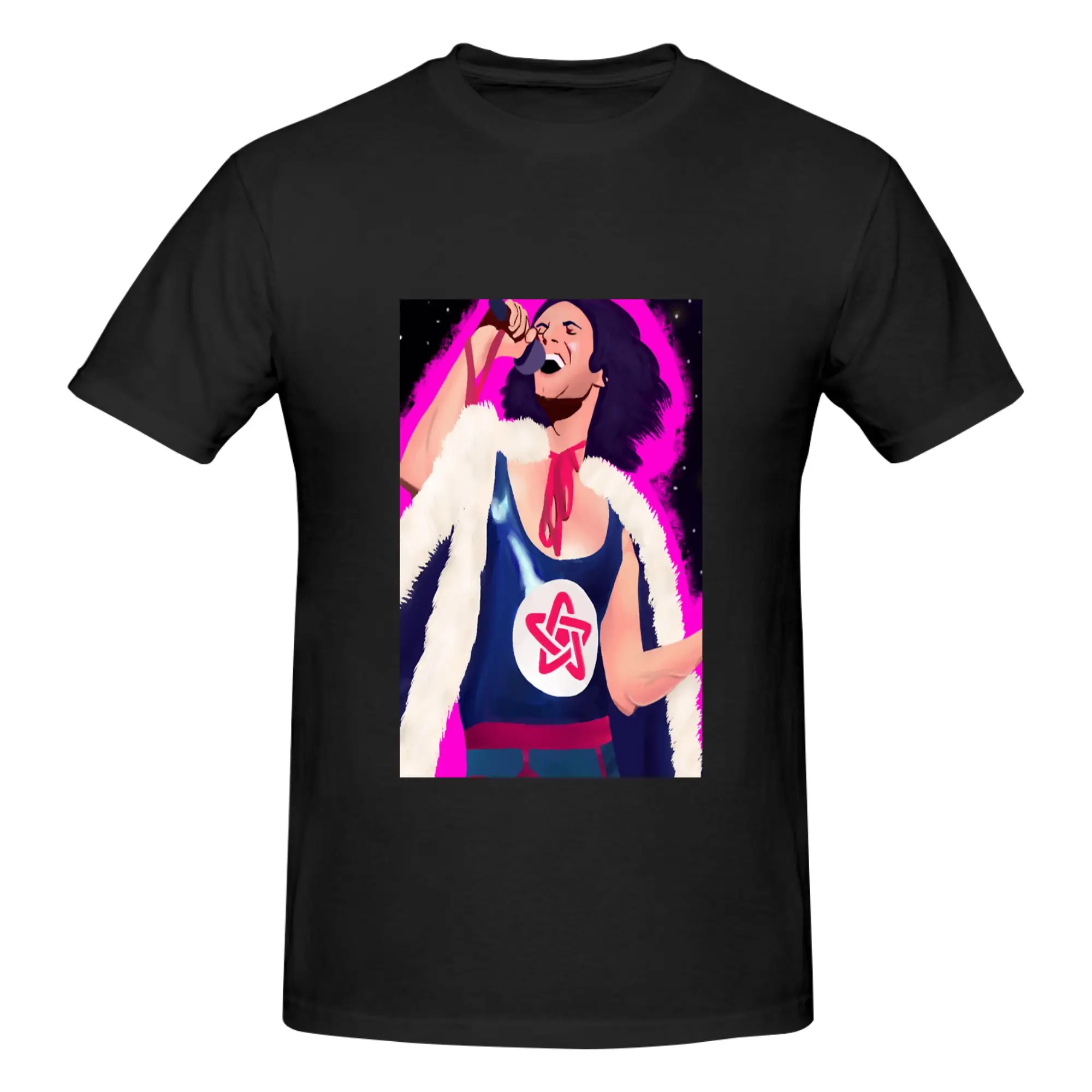 Фото Мужская футболка с принтом Funny Danny Sexbang Space Painting, футболка унисекс, баскетбольная футболка №1