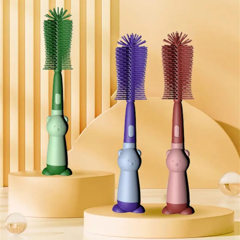 

Cup Brush 360 Degree Suit Design Clean Without Dead Corners Removable Multipurpose Brush Milk Bottle Brush Cleaning Brush