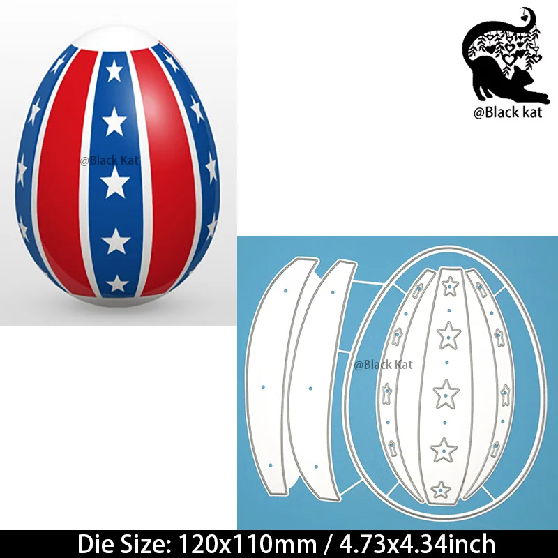 3 вида большой американский флаг яйца металлические Вырубные штампы новый
