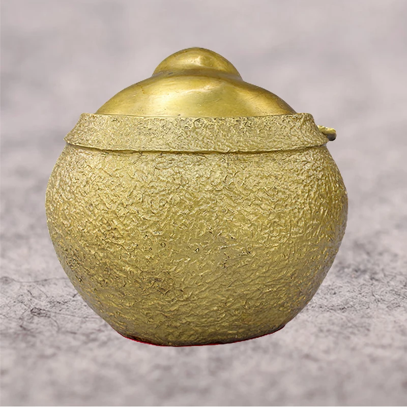 

Fortune Round Sakyamuni Buddha Ornaments Office Home Decoration Golden Maitreya Buddha Figurines Gift