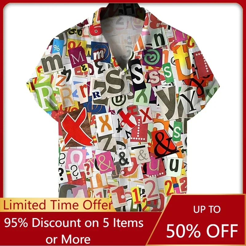 

Мужская пляжная рубашка с принтом кокосового дерева, Повседневная гавайская рубашка с короткими рукавами и графическим принтом, отложная уличная одежда для отдыха, лето