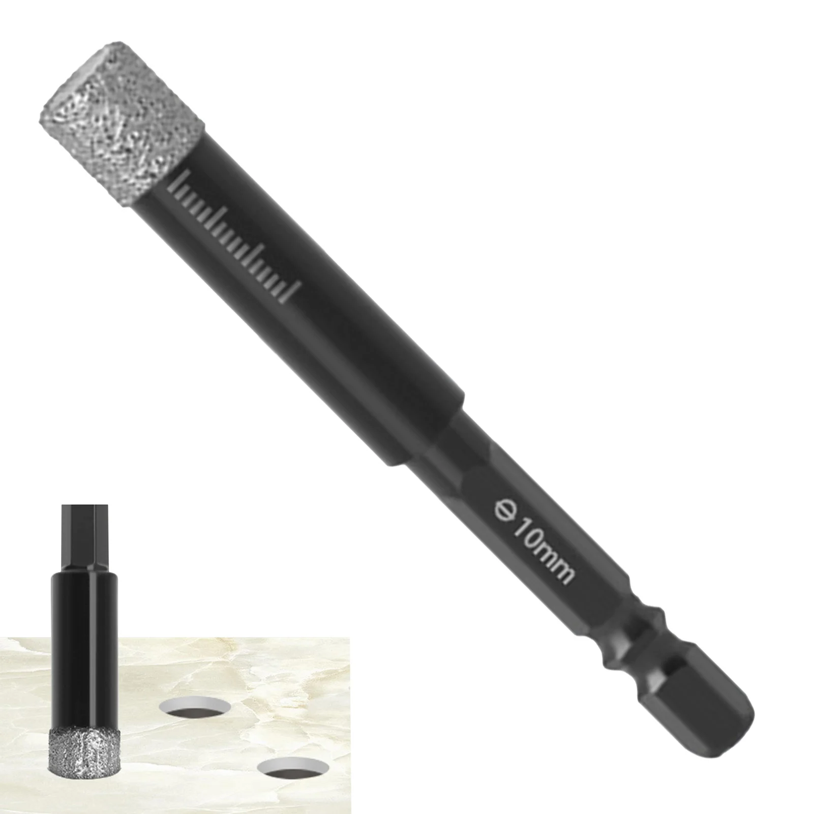 

Diamond Hole Drill Diamond Hole Saw Diamond Tipped Drill Bits For Porcelain Ceramic Tile Glass Vacuum Brazed Hole Saw 1Pc