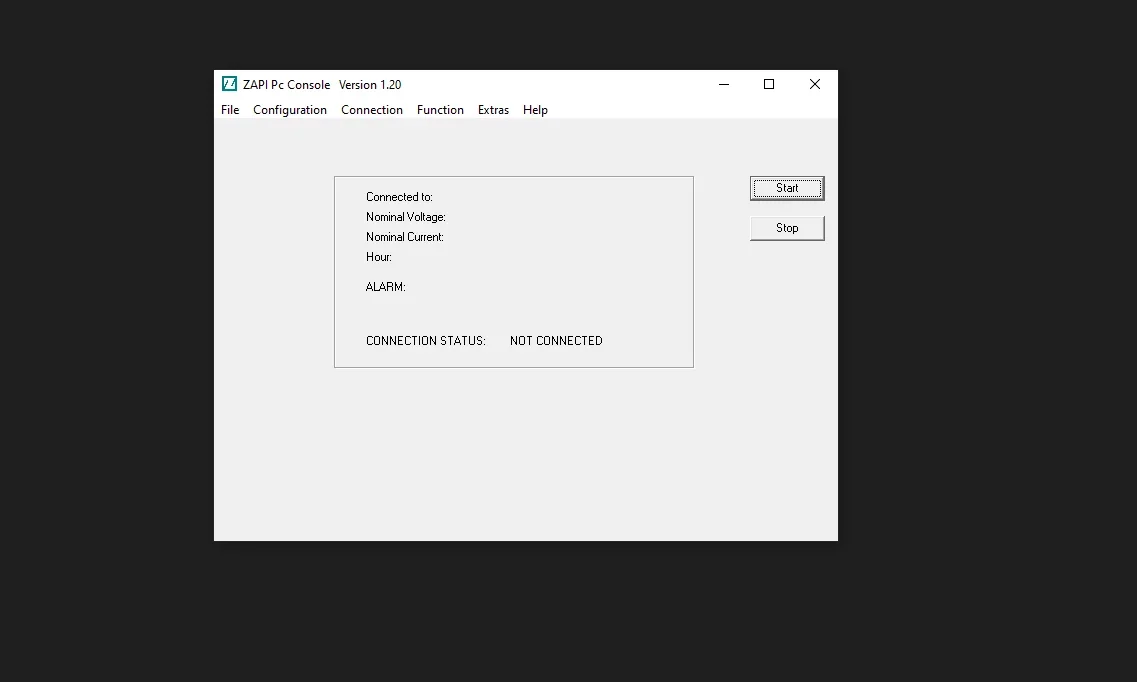 Консоль ZAPI WIN версия 1.20