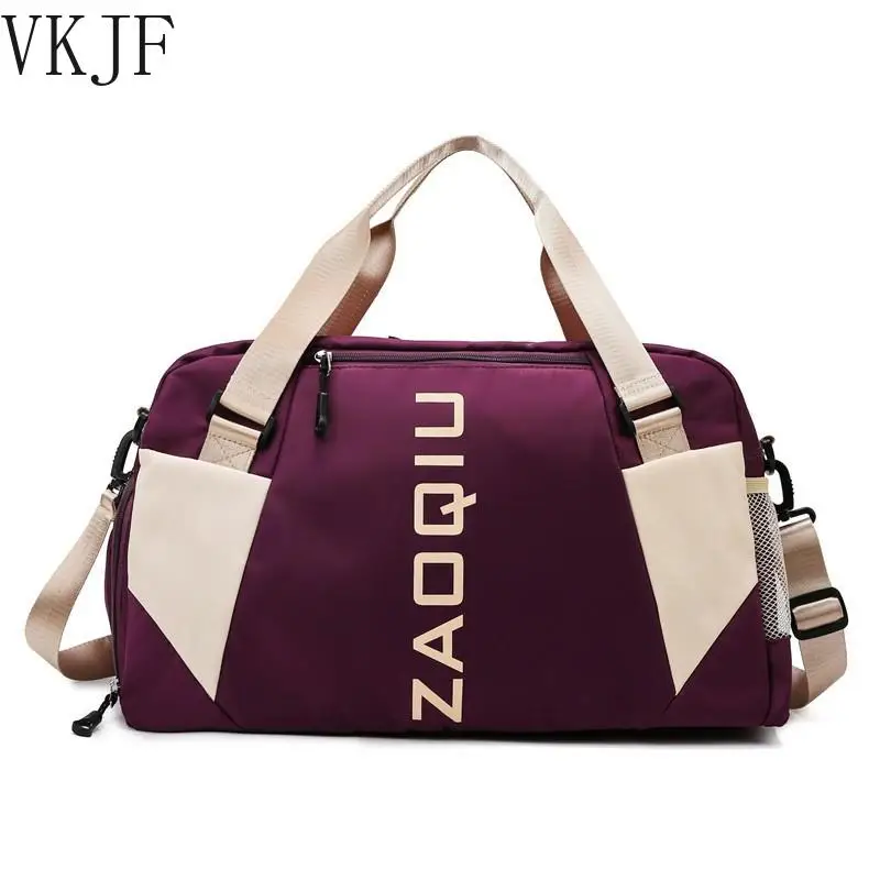 

New Women Travel Bag Ladies Handbag Large Sports Pack Multifunctional Luggage Shoulder Bag Gym Bags 2022 Fashion Cool Yoga Bags