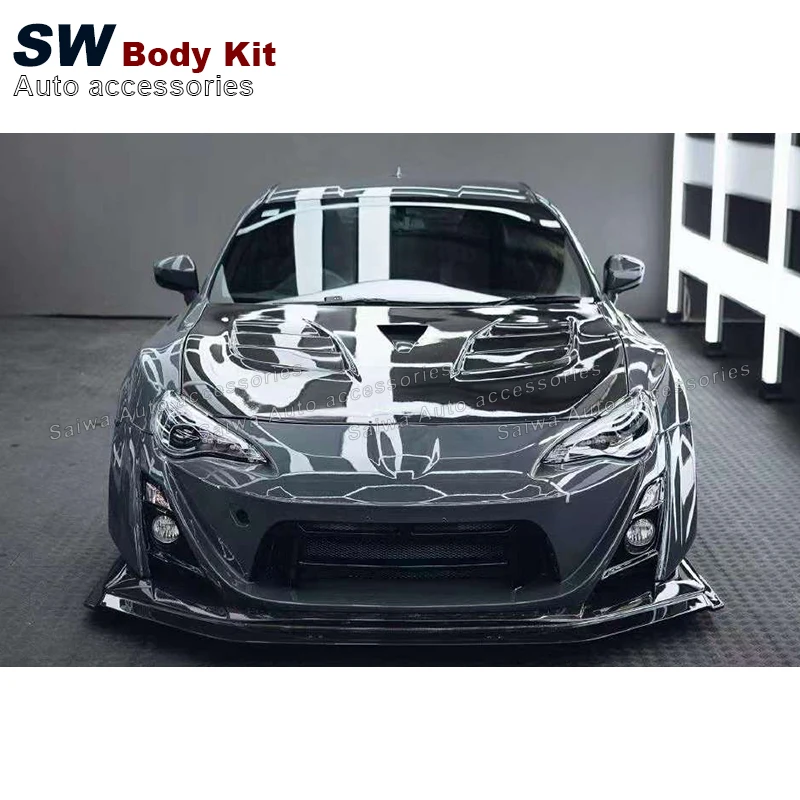 Комплект широкого тела из углеродного волокна VRS Style для Subaru BRZ ZD6 GT86 ZN6 передние