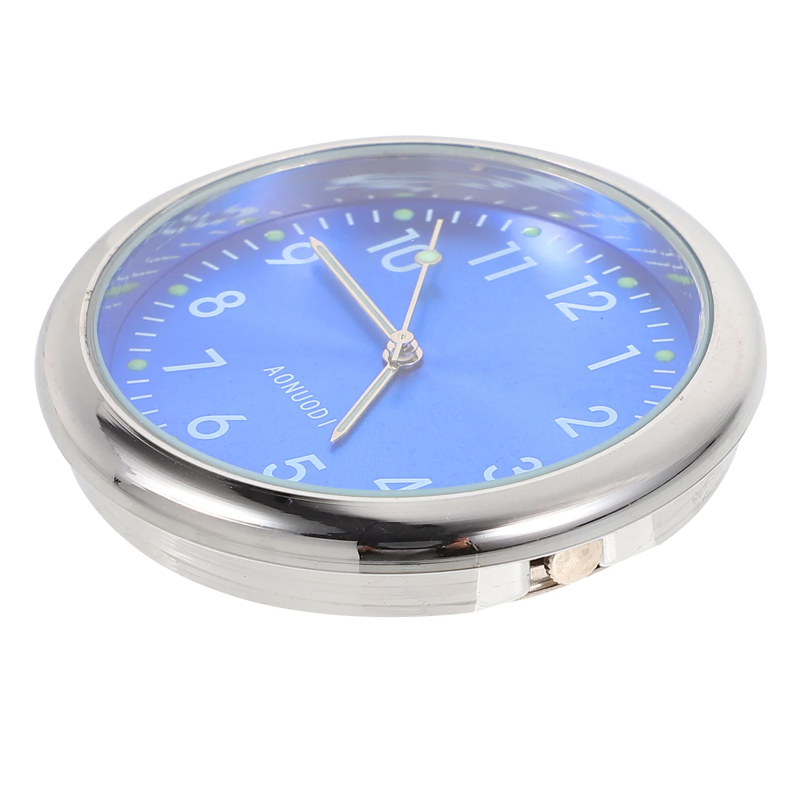 

1pc Simple Car Clock Delicate Dashboard Vehicle-mounted Clock Adhesive Clock