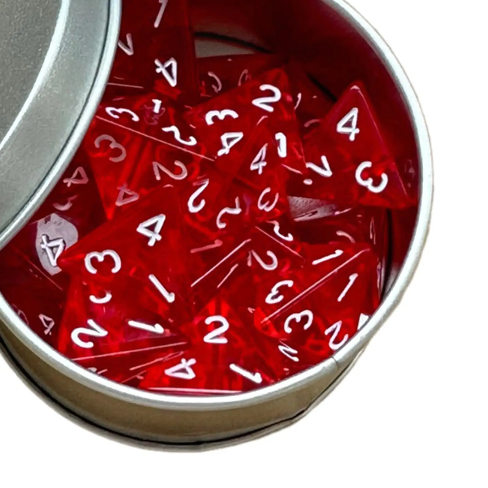 25 штук в упаковке 4-сторонние игральные кости искусственные акриловые