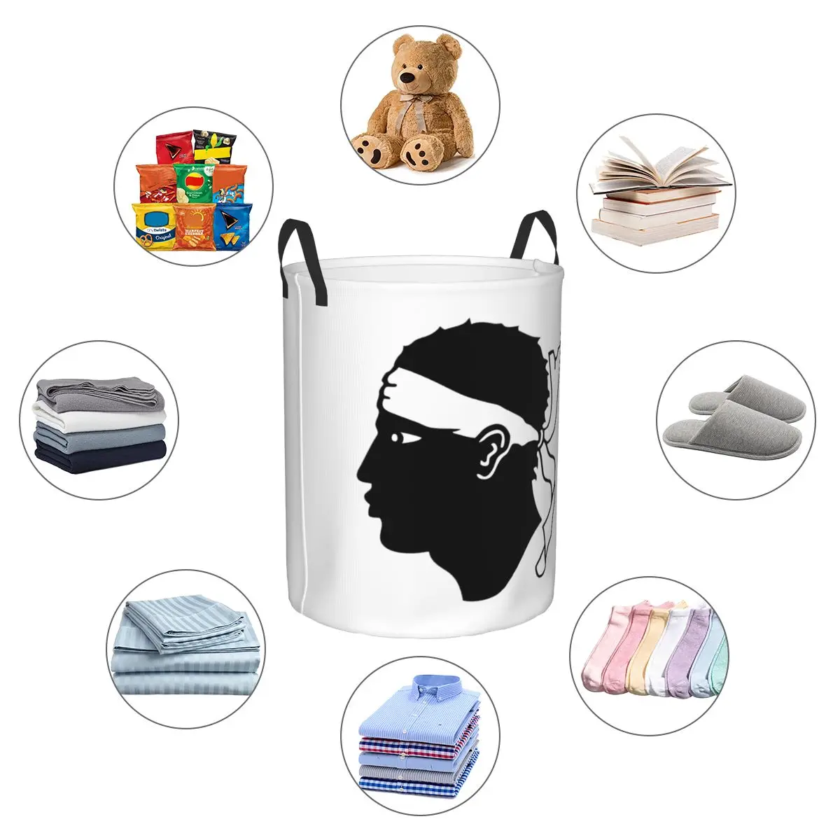 Корзина для белья с флагом Сардинии большая корзина итальянская игрушек