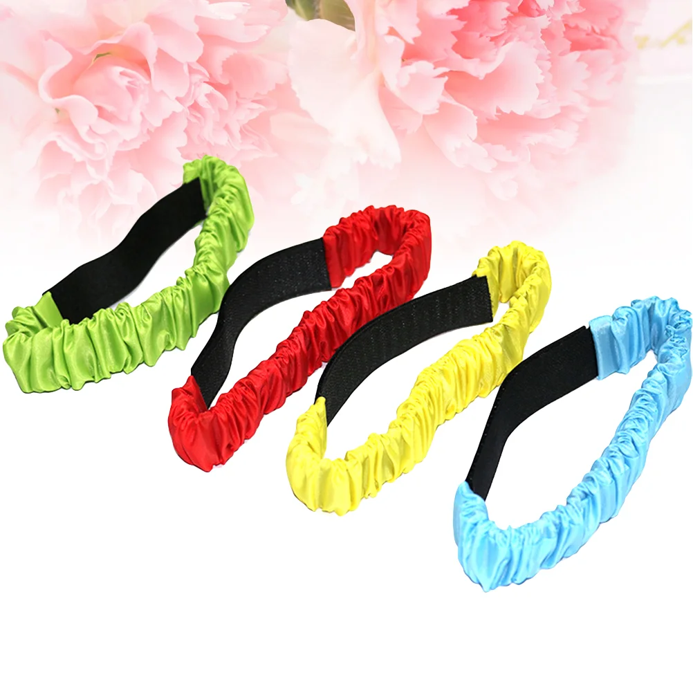 

8 Pcs Bandages Kids 3 Legged Race Bands Bungee Straps Elastic Band For Field Play Leg Strap Carnival Race Leg Bands Lace