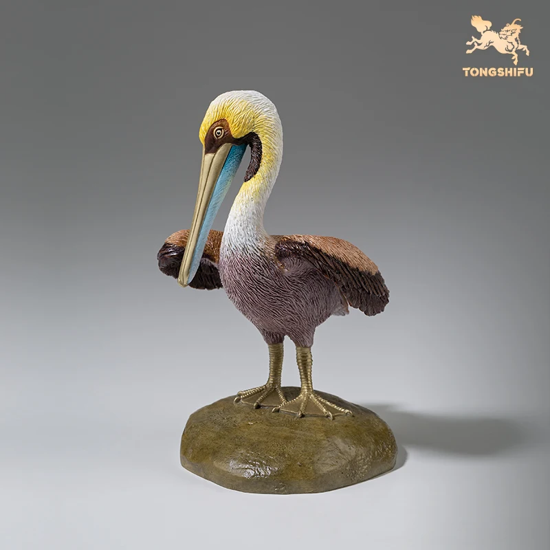 

Copper ornament "Copper Master 100 birds set" Brown Pelican home accessories tabletop ornament gift