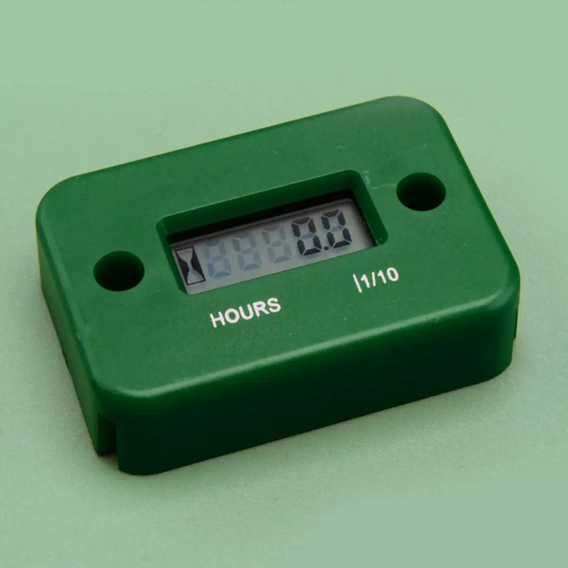 Зеленый цифровой ЖК-счетчик вибрации и часов счетчик двигателя подходит для