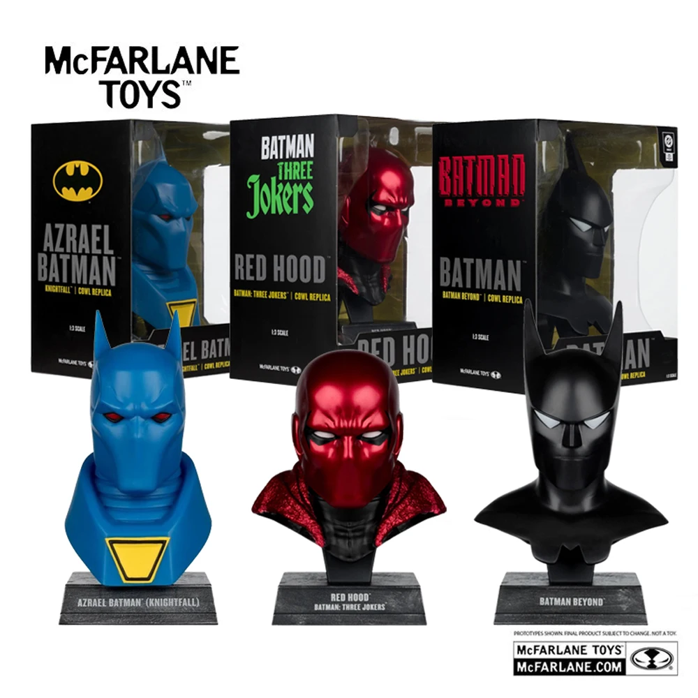 Фото Коллекционная модель-реплика шлема Mcfarlane Toys DC Direct Prop Replica Wv6 в масштабе 1:3: Red Hood Cowl/Batman Cowl/Azrael Batman Cowl (Chase) №1