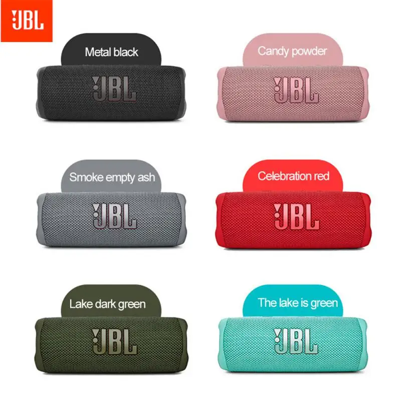 

Bluetooth-Колонка JBL Flip6, IPX7, водонепроницаемая, с зарядным кабелем